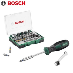 BOSCH 보쉬 다목적드릴비트세트 27pcs 미니라쳇세트+핸드드라이버 (331), 1세트