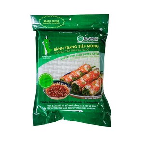 [루츠팜] 베트남 반짱 씨우몽 220g 얇은 라이스페이퍼 BANH TRANG SIEU MONG 탄니엔 반짱씨우몽