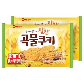 청우식품 알찬곡물쿠키, 200g, 6개