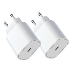 스타본 C타입 PPS 25W PD 충전기 초고속 아이폰 삼성 호환 충전기, 2개, White