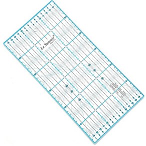 멀티 퀼트자 15cm x 30cm 재단자 시접자