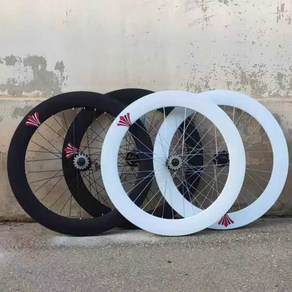 로드 휠 700c 알루미늄 레이싱 바이크 타이어 휠셋 88림 70mm 튜닝, 1개