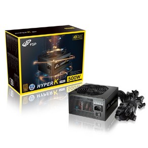 [FSP] HYPER K PRO 500W Bronze EU ATX3.1 (ATX/500W) [블랙]