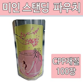 미인 CPP 2중지 한약파우치 100장, 100개