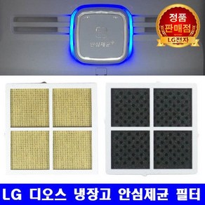 LG 엘지 냉장고 디오스 안심제균 탈취 교체 정품필터 -, 2. 일반형 필터(가로/세로 6.5cm