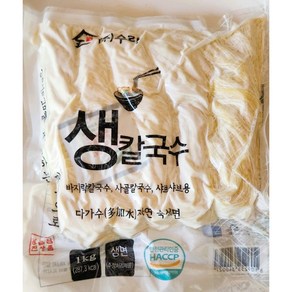 건강한 밥상 쫄깃한 생칼국수면 10kg 50~60인분 칼국수면 생면사리, 1개