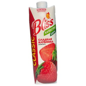 BLISS STRAWBERRY 블리스 딸기 주스, 1개, 1L