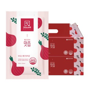 전남 무안 스테비아 자색 양파즙 100ml 100포 대용량 빨간 적색 양파즙, 100개