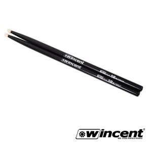 Wincent Hickoy 5B XL Black 드럼스틱 (W-5BXLCB), 1개