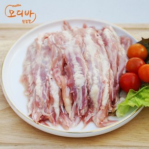 모디바 닭고기 특수부위 순살 닭목살구이용 닭목살 (냉동), 1kg, 1개