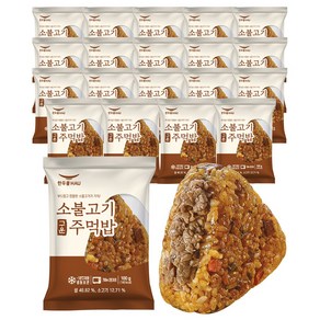 [치타마켓] 한우물 구운주먹밥 소불고기 100g