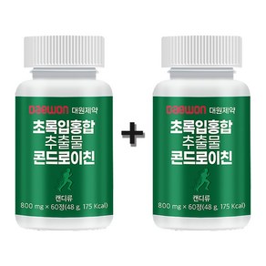 대원제약 초록입홍합추출물 콘드로이친 800mg x 60정, 2개