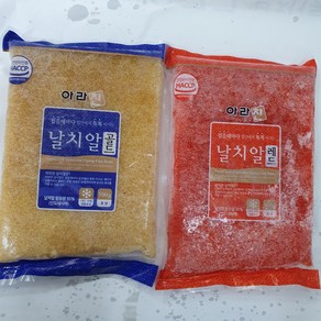 날치알 레드 골드 알밥 마끼 쌈 500g 찬찬수산, 날치알 레드500g, 1개