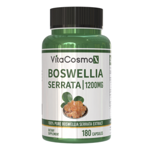 [미국빠른직구] 비타코스모 보스웰리아 가자 추출물 보스웰리아 캡슐 관절 연골 VitaCosmoX Boswellia Seata Complex 1200mg 180 캡슐, 1개, 180정