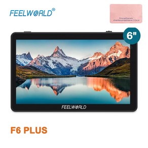 필월드 F6 플러스 4K 카메라 프리뷰 모니터 FEELWORLD F6 PLUS, 1개