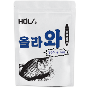 올라랜드 혼합 글루텐 그루텐 떡밥 붕어떡밥 잉어떡밥, 옥수수+새우, 200g, 1개