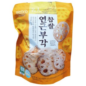 오희숙전통부각 찹쌀 연근부각 200g, 1개