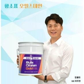 <<무료배송.당일출고>> 황소표 오일스테인 골드 20리터 HP-009(밤나무), 1개