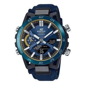 카시오 손목시계 에디피스 CASIO WATCH 50TH ANNIVERSARY 모델 Bluetooth 탑재 터프솔라 ECB-2000SS-2AJR 네이비