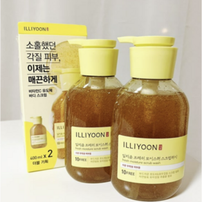 [더블 기획] 일리윤 프레쉬 모이스춰 비타민C 스크럽워시 (상큼한 플로럴 시트러스향), 2개, 400ml