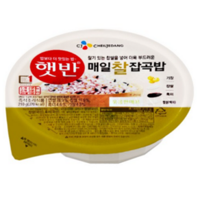 햇반 매일 찰잡곡밥, 180g, 12개