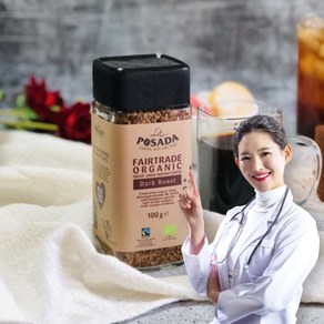 [포사다] 공정무역 유기농 다크 로스트 커피 100g, 1개, 1개입