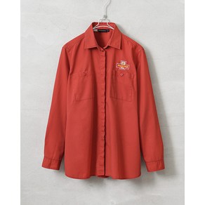 실물 USED 영국 ROYAL MAIL 로열 메일 T C브로드 롱슬리브 셔츠 RED