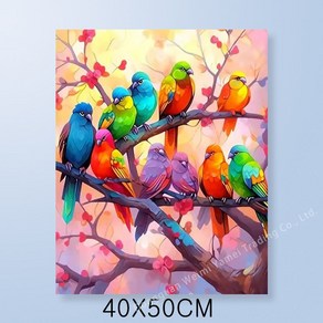 보석십자수 캔버스형 DIY 액자형 40x50cm 꽃 정물화 3D 대형 다이아몬드페인팅 취미와 애호 행운 거실 인테리어 그림, 1개, 채색조