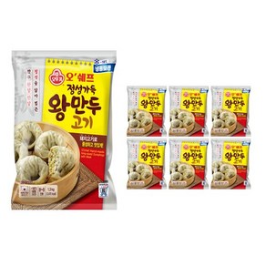 오뚜기 오쉐프 고기왕만두 1.3kg 1박스(6개), 6개