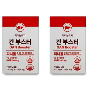 닥터놀로지 간부스터 피니톨 밀크씨슬 700mg x 12정, 2개