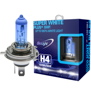 biolight 차량용 할로겐 램프 슈퍼 화이트 플러스 H4 2p