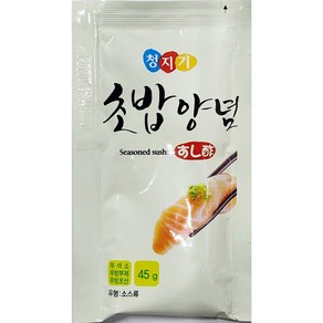 무아식품 청지기초밥양념 45gX150ea(1박스) *무료배송/ 초대리 일회용초밥소스 일회용초대리 초밥 일회용초밥소스 초밥소스 초밥양념 청지기초대리 미니초대리 소포장초대리 단촛물, 150개, 45g