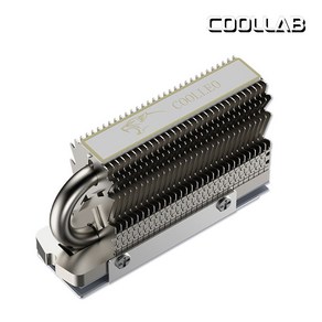 쿨랩 COOLLEO SSD 방열판 M.2방열판 NVMe 알루미늄 메모리, 1개