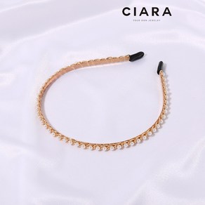 CIARA 14K Zignago 진주방울 프린세스 헤어핀(GoldPlated)