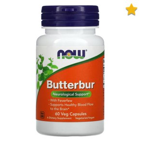 나우푸드 버터버 Butterbur 베지 60정