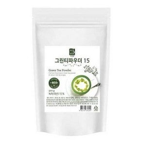 녹차원 간편한 [녹차원] 그린티파우더 15% 500g (진한녹차라떼분말), 1개