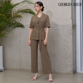 [조르쥬 레쉬] (25SS) 크링클 썸머 셋업 4종 (자켓+이너+팬츠+스커트)