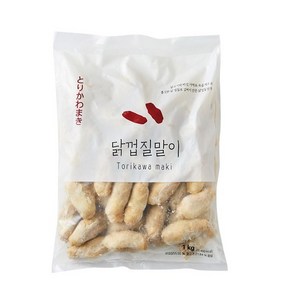 닭껍질교자 닭껍질말이 튀김 1kg [토리가와 모노]