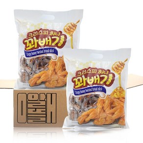 알뜰애 맛있는 크리스피 허니꽈배기 530g, 2개