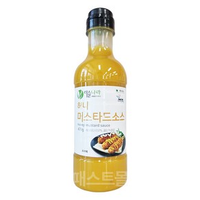 이슬나라 허니머스타드소스 450g, 1개