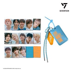 [SEVENTEEN - SPILL THE FEELS] 3D 렌티큘러 미니카드 & 카드홀더 세트 [정한 ve.] : 미니카드 1pc 카드홀더 1pc 키링 1pc