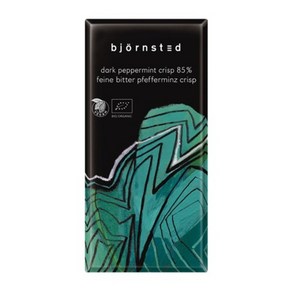 뵨스테드 유기농 다크 85% 페퍼민트 크리스피 초콜릿 100g, 1개