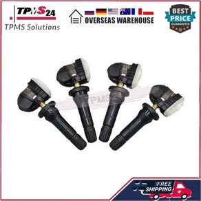 공기압 센서 TPMS 타이어 압력 모니터 EV6T 1A180 CB 포드 포커스 쿠가 몬데오 Mk5 에코스포츠용 433MHz 4개 286383, 4 Pieces