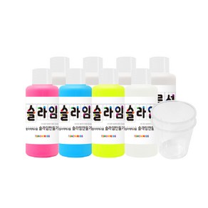 슬라임만들기 세트 70ml 4색 KIT 스노우키즈 직접 만드는 수제 액체괴물 액괴