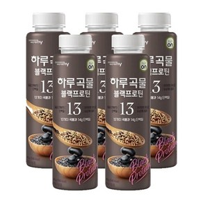 에치와이 한국야쿠르트 잇츠온 하루곡물 블랙그레인 40g, 5개, 5개