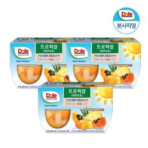 Dole 후룻볼 트로피칼 113g x 12개입 과일 통조림