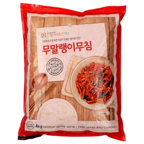 무말랭이무침 4KG㈜그린이에프앤에스, 4kg, 1개