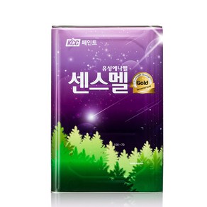 KCC 센스멜골드 에나멜 페인트 목재 철재 유광 18L