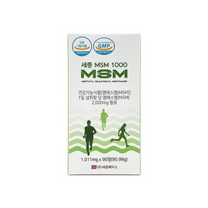 세종메딕스 세종 MSM 1000 45일분 ( 1 011mg x 90정) 엠에스엠