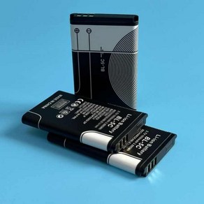 충전용 배터리 BL-5C 1200mAh 효도라디오 MP3 라디오 IT기기 리튬 배터리, 2개